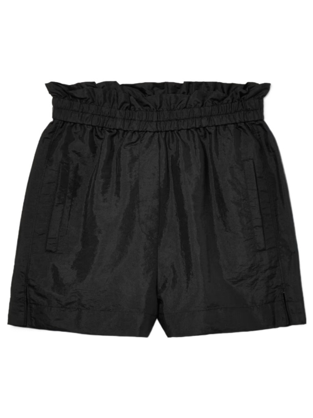 Tibi Gathered softshell shorts
